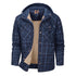 Men‘s Warm Pocket Casual Hoodie Jacket Outwear
