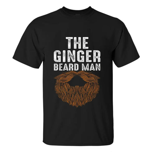 Men's The Ginger Beard Man Print T-shirt