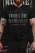 Men's From The Darkness A Warrior Is Born Printed T-shirt