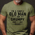 Men's I'm A Simple Old Man I Am Grumpy And I Like T-Shirt
