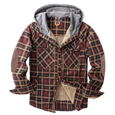 Men‘s Warm Pocket Casual Hoodie Jacket Outwear