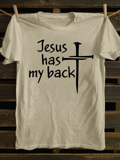 Unisex Jesus Has My Back T-shirt