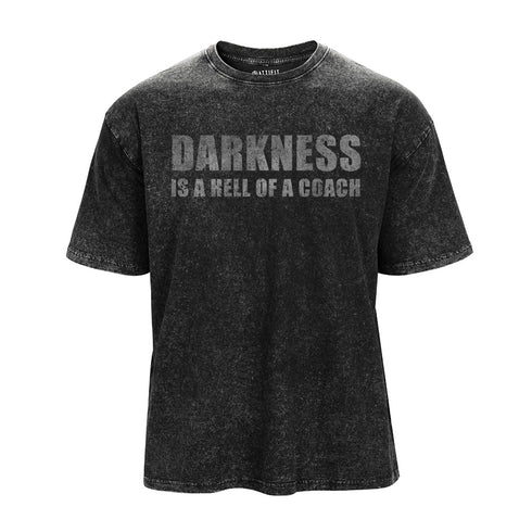Men's Darkness Is A Hell of A Coach Washed T-Shirt