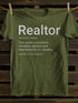 Unisex Real Estate Realtor Definition T-shirt