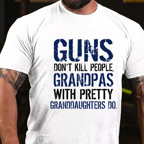 Men's Guns Don't Kill People Grandpas Do T-Shirt