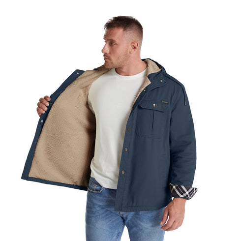 Men‘s Warm Polar fleece Pocket Casual Hoodie Jacket Outwear