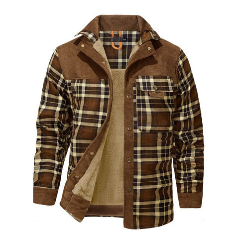 Men‘s Warm Pocket Casual Jacket Outwear