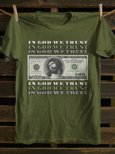 Unisex In God We Trust Christian T-Shirt