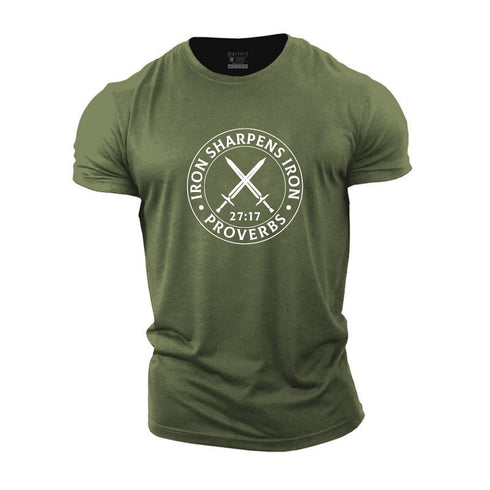 Men's IRON SHARPENS IRON Cotton T-Shirt