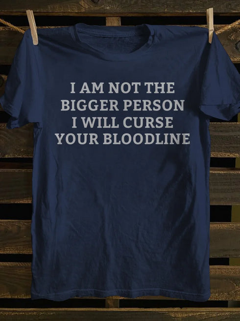 Unisex I Will Curse Your Bloodline T-shirt
