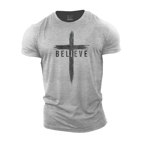 Men's Believe Cotton T-Shirt