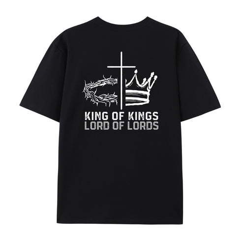 Men's King Of Kings Lord Of Lords Cotton T-Shirt