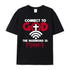 Unisex Connect to God Wifi Cotton T-Shirt