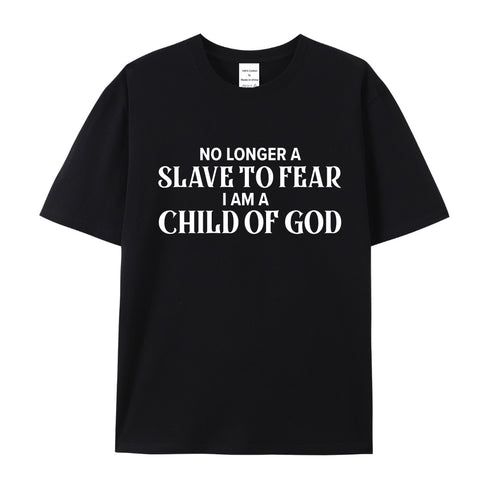 Unisex No Longer A Slave To Fear Cotton T-Shirt