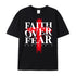 Unisex Faith Over Fear Cotton T-Shirt