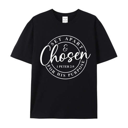 Unisex Set Apart And Chosen For His Purpose Cotton T-Shirt