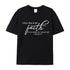 Unisex I Will Walk By Faith Cotton T-Shirt