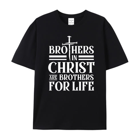Unisex Brothers In Christ Cotton T-Shirt