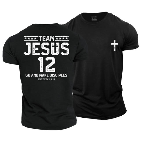 Men's Team Jesus 12 Cotton T-Shirt