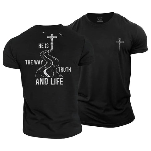 Men's Way Truth and Life Cotton T-Shirt