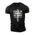 Men's Even In The Chaos His Grace Still Finds Me Cotton T-Shirt