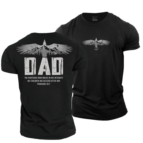 Men's Dad: Built on Integrity Cotton T-Shirt