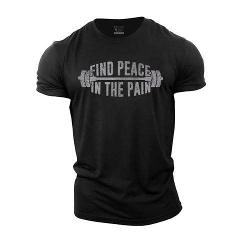 Men's Find Peace in The Pain Cotton T-Shirt