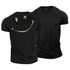 Men's Simple Smiley Cotton T-Shirt