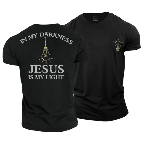 Men's Jesus Is My Light Cotton T-Shirt
