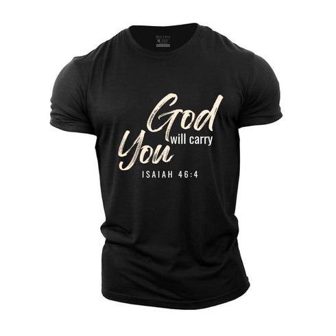 Men's God Will Carry You Cotton T-Shirt