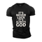 Men's It's Never Luck It's Always God Cotton T-Shirt