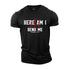 Men's Here Am I Send Me Cotton T-Shirt