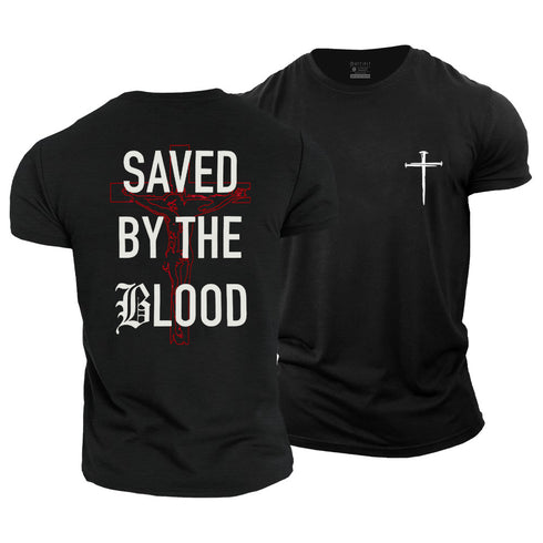 Unisex Saved By The Blood Cotton T-Shirt