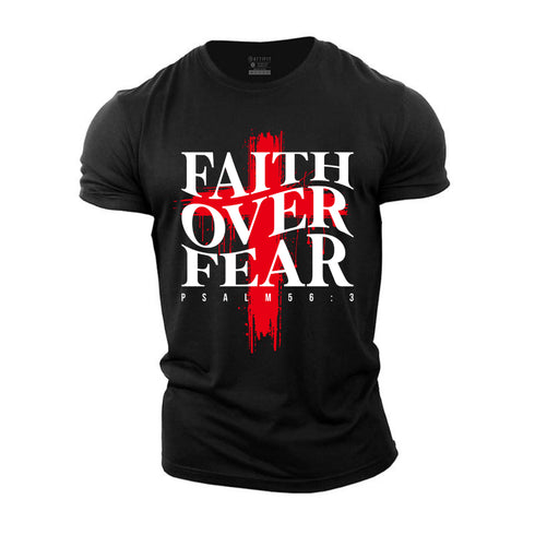 Unisex Faith Over Fear Cotton T-Shirt