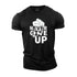 Men's Never Give Up Cotton T-Shirt