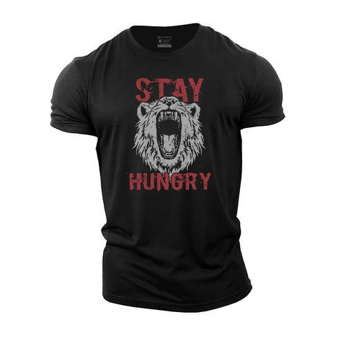 Men's Stay Hungry Cotton T-Shirt