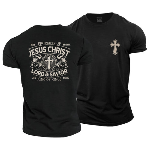 Men's Property Of Jesus Christ Cotton T-Shirt