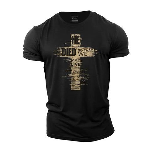 Men's We May Live Cotton T-Shirt