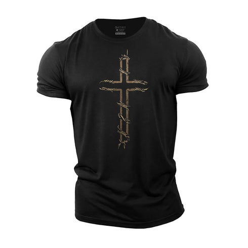 Men's Cross of Thorns Cotton T-Shirt
