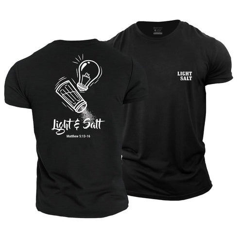 Men's Light And Salt Cotton T-Shirt