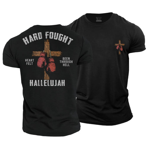 Men's Hard Fought Hallelujah Cotton T-Shirt