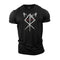 Men's Viking Rune Wolf Cotton T-Shirt