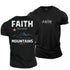Men's Faith Can Move Mountains Cotton T-Shirt