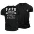Men's Faith Weights and Protein Shakes Cotton T-Shirt