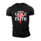 Unisex Saved By Grace Living By Faith Cotton T-Shirt