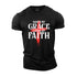 Unisex Saved By Grace Living By Faith Cotton T-Shirt