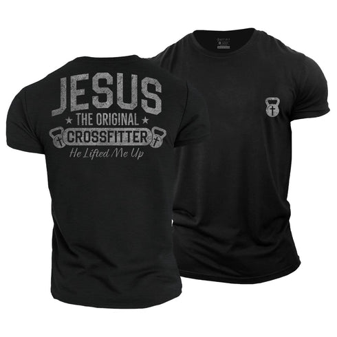 Men's Jesus, The Original Crossfitter Cotton T-Shirt