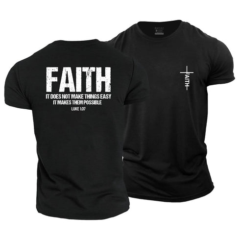 Men's Faith Cotton T-Shirt