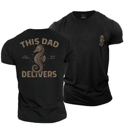 Men's This Dad Delivers Cotton T-Shirt