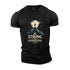 Men's Be Strong And Couragous Cotton T-Shirt